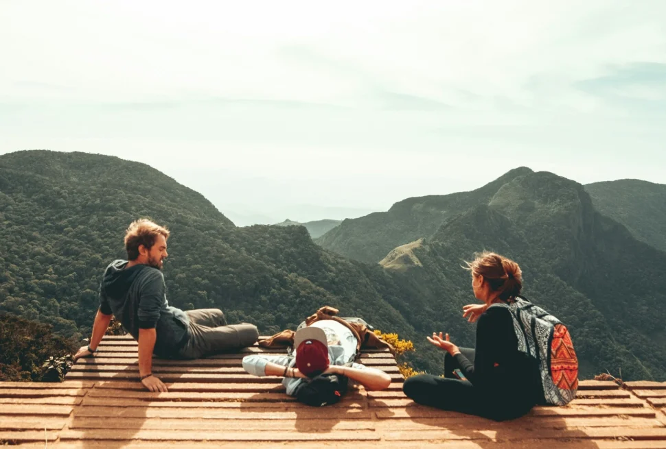 worlds end trail, Horton plains national park, Sri Lanka